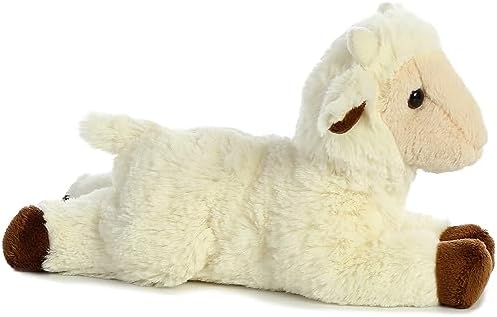 Aurora Mini Flopsie 8.5" Goat Kid Adorable Stuffed Animal - Image 3