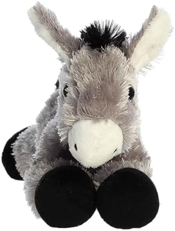 Aurora Mini Flopsie 8" Donkey Adorable Stuffed Animal - Image 2