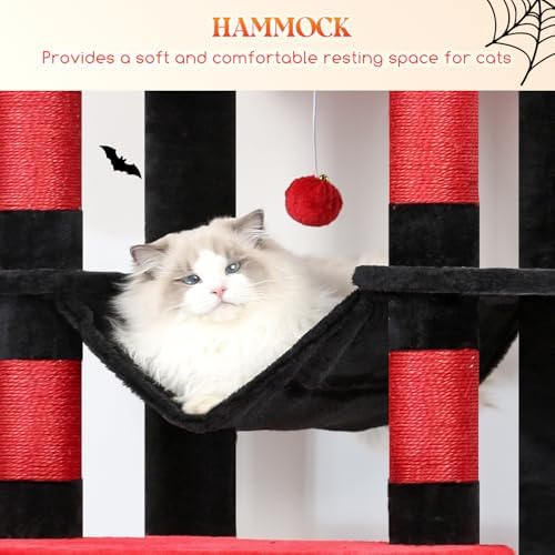 Globlazer Gothic Giant Tall Heavy Duty Cat Tower for Indoor Large Cat, F83B - Image 4