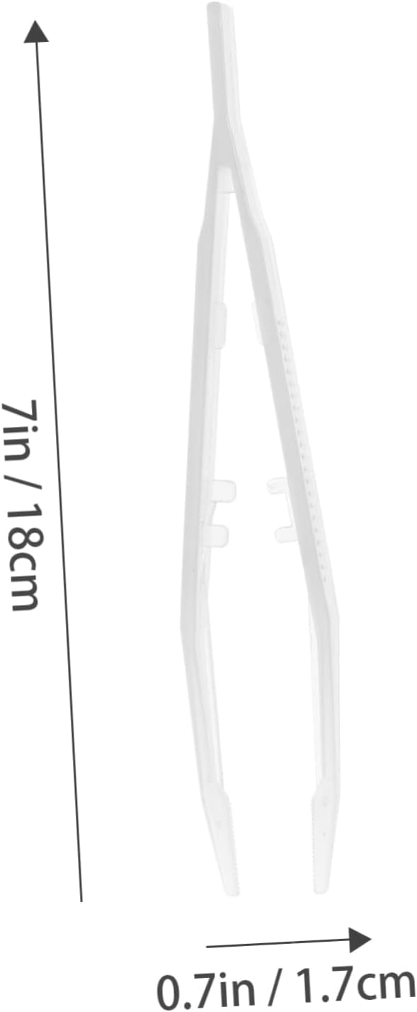 Abaodam 2Pcs Reptile Feeding Tweezers Night Glow Clips for Snakes Lizards Turtles Flexible Scorpion Feeding Tool for Easy Reptile Care and Night Use