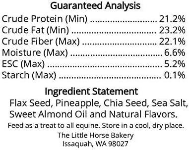 Flax Snackers Low Sugar, Low Starch Healthy Horse Treats 12 oz.