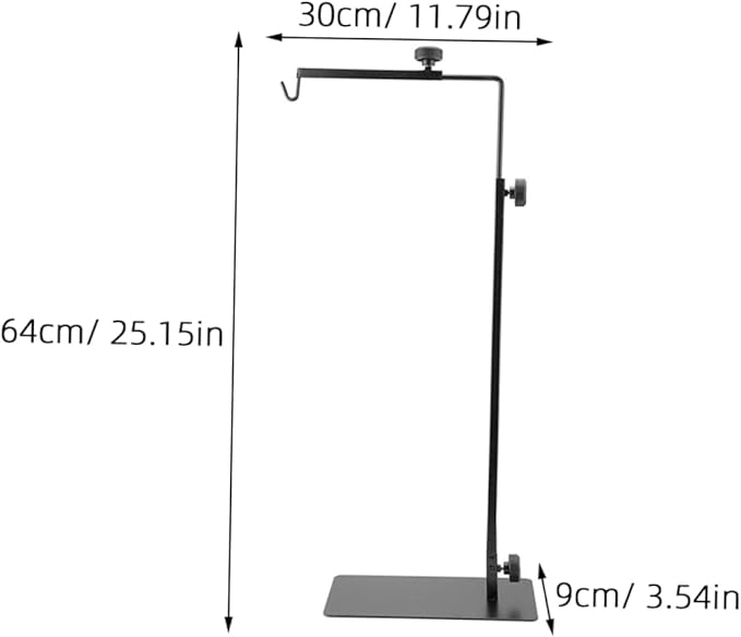 Adjustable Metal Lamp Stand for Reptiles Durable and Odor Lightweight Design with Efficient Heat Dissipation for Basking Light Setup