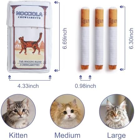 Nocciola 3 Pack Catnip Toys for Cats, Funny Cat Toys Filled with 100% Pure Organic Catnip, Safe Kitten Teething Chew and Kicker Toys, Stress Relieving Fun for Indoor Cats - Image 2