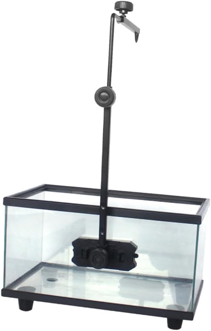 Reptile Heat Lamp Fixture Bracket Sturdy Fish Tank Light Mounting Stand for Turtles Lizards Basking Support for Aquarium Lighting Needs