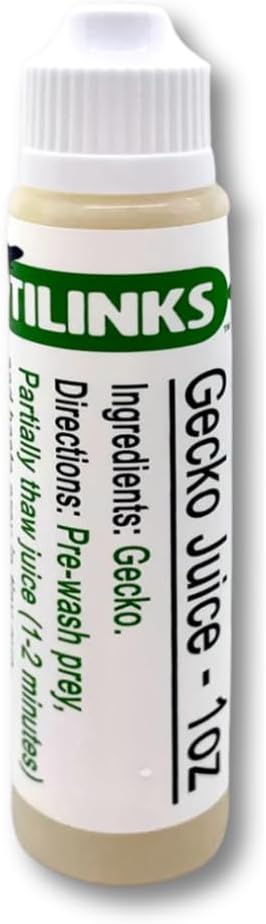 Gecko Juice – All-Natural Gecko Scent for Snakes – Enhances Feeding Response – Ideal for Kingsnakes, Garter Snakes, Drymarchon & Aspidites Pythons – No Dyes or Preservatives – Reptile Food – USA Made