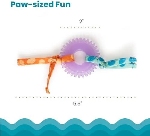 Catstages Kitty Chew Wheel, Dental Cat Toy with Catnip Oil, Teeth Cleaning, Healthy Chewing, Boredom Relief, Kicking & Batting for Kittens and Adult Cats, Purple (Pack of 2) - Image 5