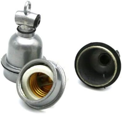 Lamp Bases E27 aluminum retro lamp holder ceramic heating screw bulb base for pet heating lamps/pet lighting suitable for turtles, lizards - (Base Type: E27 lamp holder)