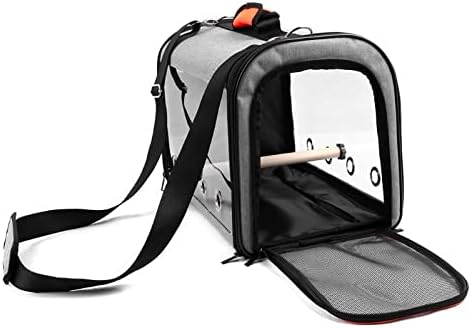 Birdcages Multifunctional Bird Travel Bag with Perch Portable Pet Bird Parrot Carrier Transport Bag Breathable Go Out Travel Cage