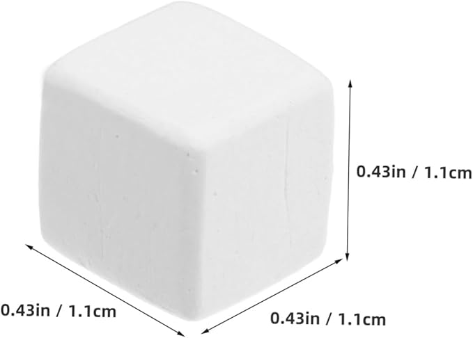 Abaodam 6pcs for Reptiles and Crabs Natural Molar Cubes for Enhanced Digestion and Mineral Supply Lightweight Chew Toys for Terrariums and Aquariums