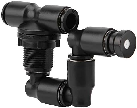 Reptiles Fogger Mist Sprinkler Adjustable Reptile Forest Super Fogger Mist System Black Pet Cooling System for Rainforest