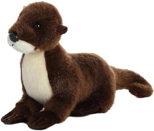 Aurora?? Adorable Mini Flopsie??? Sliddy??? Stuffed Animal - Mini Companions Ready for Playful Adventures - for Kids All Ages, Toddlers, Adults, and Families - Brown 10 Inches by Aurora%C2%AE