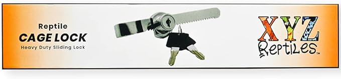 Showcase Lock for Reptile Tanks, Reptile Terrariums, Reptile Habitats