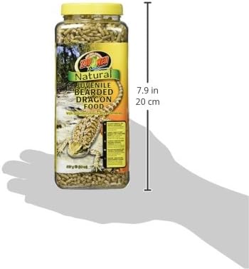 Zoo Med 20-Ounce Natural Bearded Dragon Food, Juvenile Formula