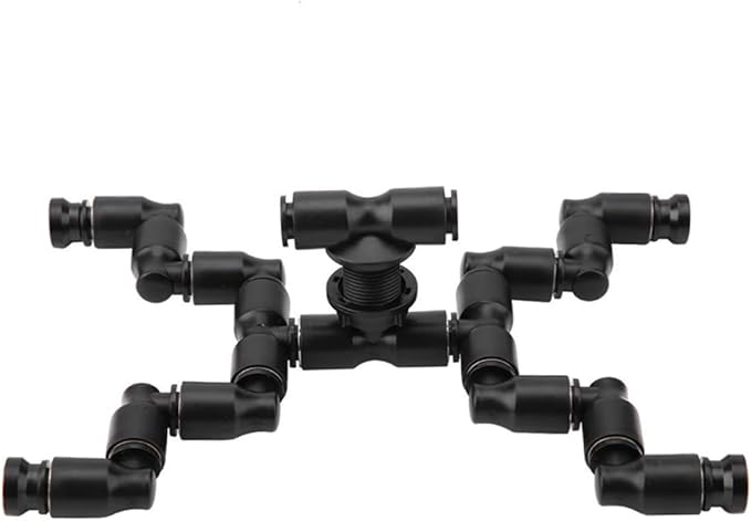 Mikikit 1set Adjustable Cooling Nozzle for Reptiles Detachable Misting Sprayers for Terrariums Pet Supplies for Amphibians and Lizards Rotatable Design