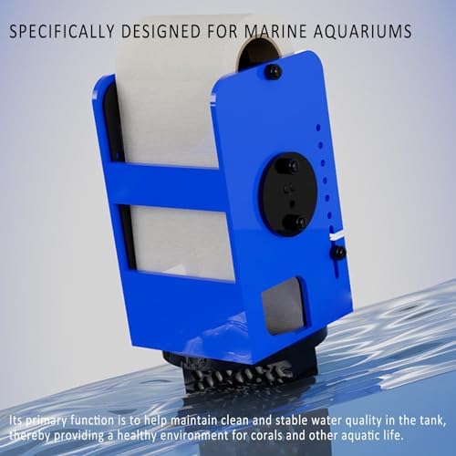 Smart Aquarium Filter with APP Control, High-Efficiency Hanging Filter for 4800L Tank, Liquid Level Sensor, Powerful Filtration for Sea Water