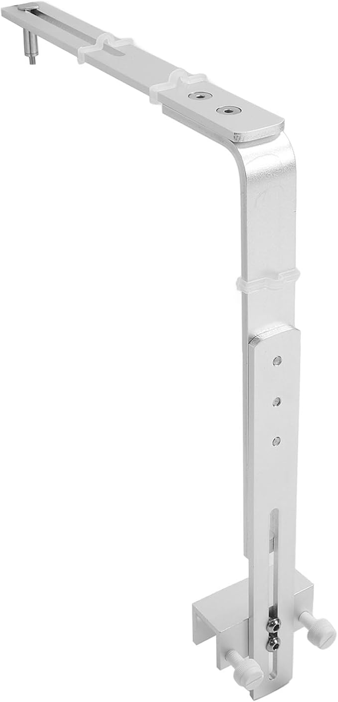 Asixxsix Fish Drop Light Mount, Adjustable Metal Light Holder, Lamp Holder Fishtank Light Stand Aquarium Light Riser Lamp Bracket for Reptile Glass Terrarium Full Spectrum Drop Light