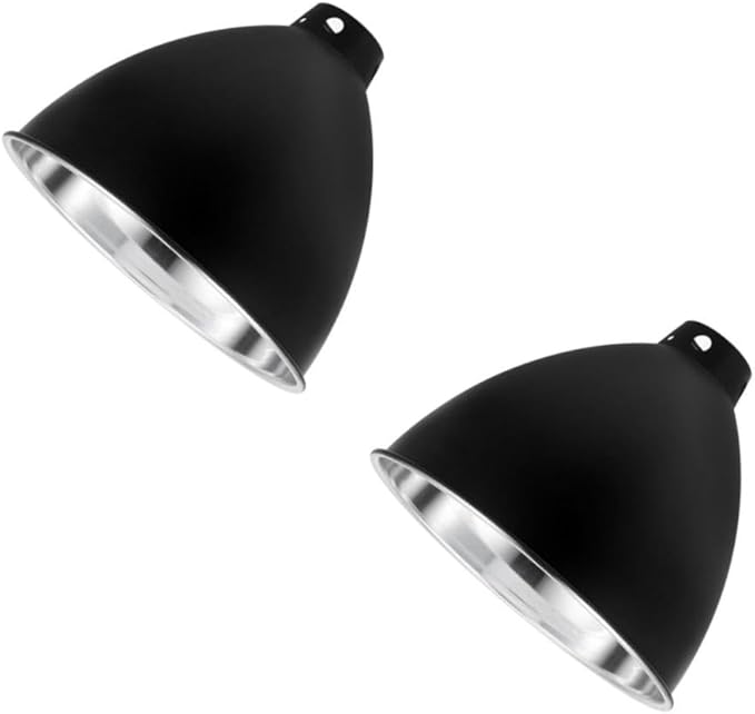 Levemolo 2pcs Box Heat Lamp Shade for Reptile Box Insulated Energy-Saving Lamp Cover Terrarium Supplies
