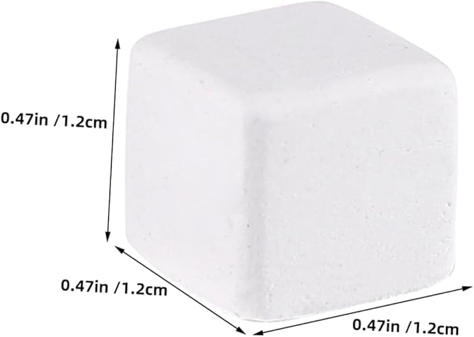 Toddmomy 30pcs Climbing Pet Calcium Block Frog Chameleon Reptiles Amphibian Health Products Frog Chameleon Health Reptiles Turtle Accessories Lizard Mineral White