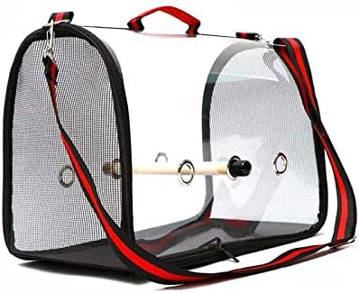 Birdcages Outdoor Bird Transport Cage Bird Travel Carrier Breathable Space Parrot Go Out Backpack Multi-Functional Bird Carrier Pet Supply,1