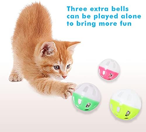UPSKY Cat Toy Roller 3-Level Turntable Cat Toys with Six Colorful Balls - Image 5
