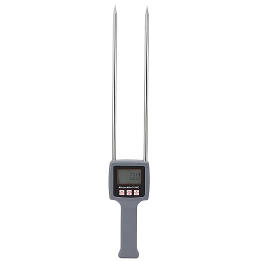 Kikumi Cotton Humidity Meter Portable 5 to 40 Percent Measuring Range LCD Digital Display Handheld Cotton Humidity Tester