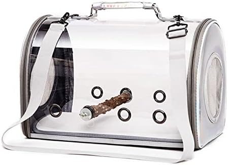 Birdcages Portable Bird Travel Cage with Bracket Bird Carrier Breathable Parrot Transport Travel Bag Out Backpack Small