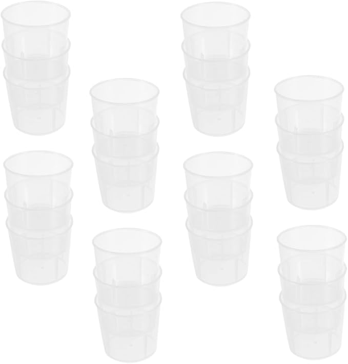 POPETPOP Strong Easy to Pcs Plastic Measuring Cups for Reptiles for Simple Feeding