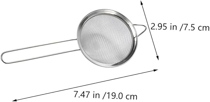 2PCS Lizard Dung Sieve Shovel Set Reptile Sand Filtering Shovel Mesh Sturdy Stainless Steel Sand Scoop for Reptile Habitats
