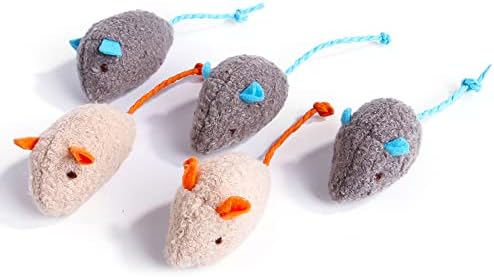 Cat Toy Interactive Toy Plush Mouse Shaped Toy - (3 Pack) - Image 6