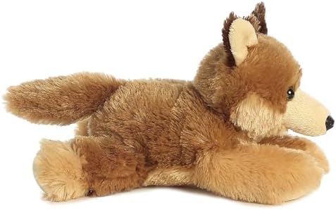 Aurora Mini Flopsie 8" Clever Coyote Adorable Stuffed Animal - Image 3