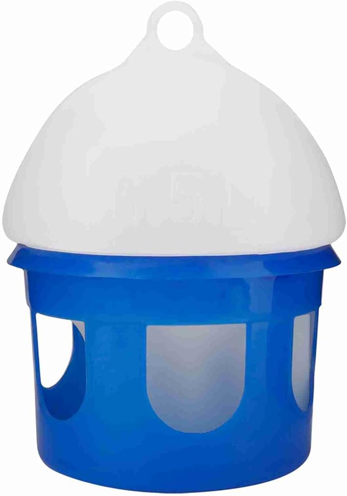 Large Automatic Bird and Feeder and Water Dispenser - Smart Design, Safe and ContaminationProof (6.5L)