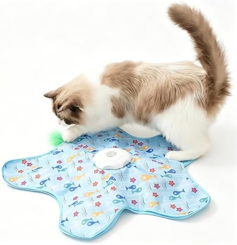 Automatic Cat Toy for Indoor Cats, Hide & Seek Hunting Game by yourjoy