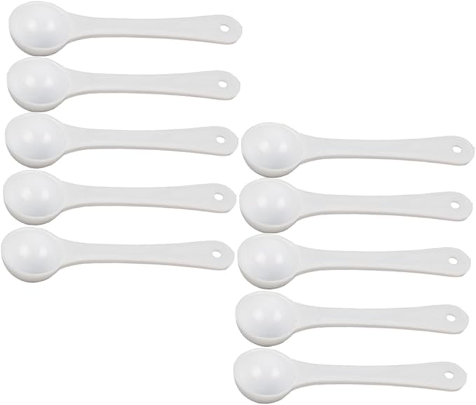 OUNONA 30pcs Pet Medicine Scoops Gram Measuring for Dogs Lightweight and for Accurate Dosage of Pet Medications and