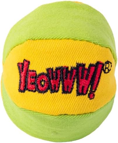 Yeowww! Catnip My Cats Balls Toys for Cats - 3-Pack - Durable Cotton Twill - Made in the USA - Stuffed with Organically Grown Catnip - Image 6
