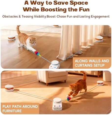 Interactive Cat Toy for Indoor Cat,Automatic Treadmill for Exercise - Image 4