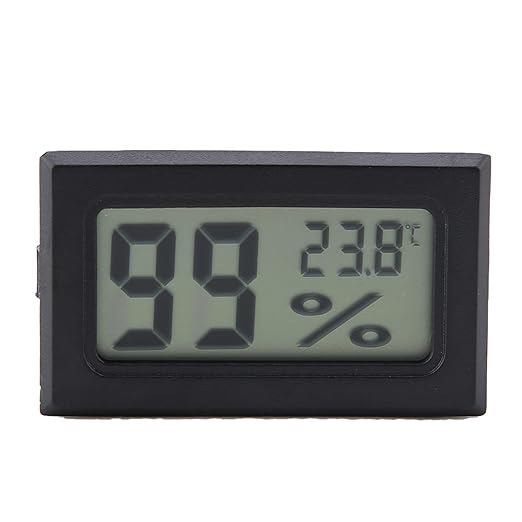 Humidity Meter Thermometer Hygrometer Mini Digital Humidity Monitor Reptile for Greenhouse Office Home