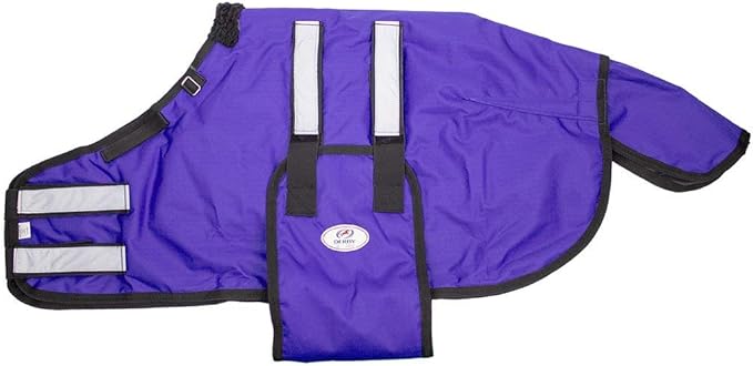 Derby Originals Mini Horse & Foal Winter Turnout Blanket – Reflective, No-Hardware Design, 600D Waterproof Outer, 150g Insulation, 170T Lining, Adjustable Fit, 1-Year Warranty