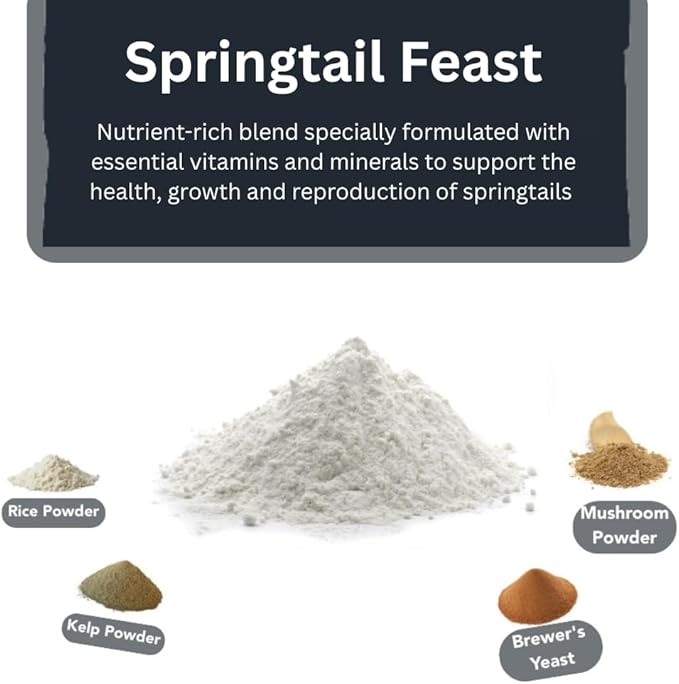 Springtail Feast All Natural Premium Organic Food Blend for Springtails