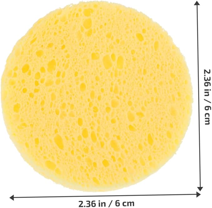 Mipcase 50pcs Crab Humidity Sponges Pet Crab Sponges Aquarium Supplies for Bathing Dish Cleaning