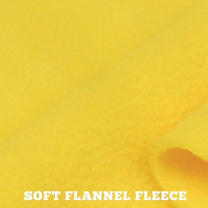 Horse Polo Wraps 2.5m Soft Fleece Polo Wraps Equestrian Leg Bandage Wrap Set of 4 Packs (Yellow - 2.5m)