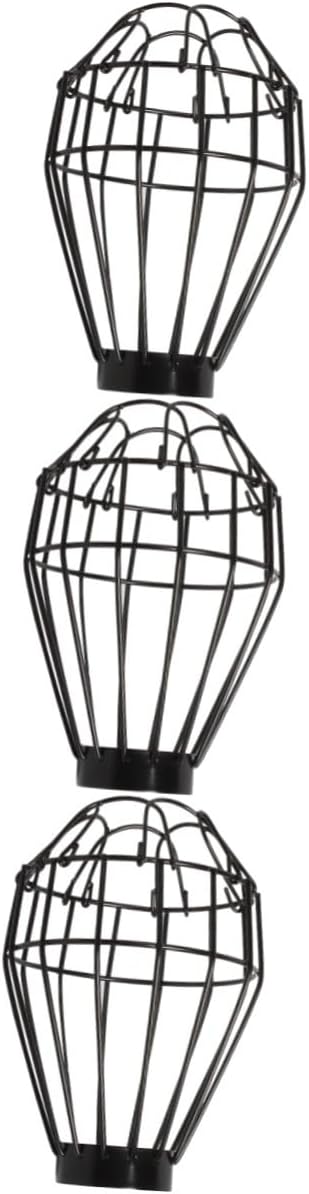 3pcs Crawler Box Heating Lamp Scald Art Lampshade Hot Mesh Cover Insulation for Reptile Tanks and Pet Cages