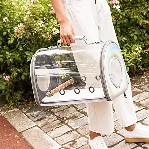 Birdcages Portable Bird Travel Cage with Bracket Bird Carrier Breathable Parrot Transport Travel Bag Out Backpack Small