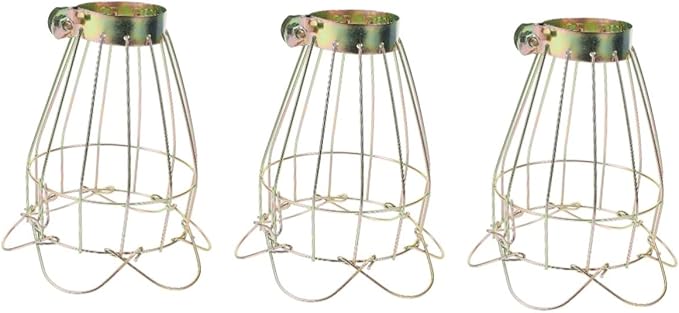 BESPORTBLE 3pcs Box Reptile Lampshade Shell Heat Lamp for Snakes Reptile Scald Lampshade Accessory Lamp Bulb Guard Clamp