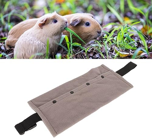 Soft Reptile Sling Carrier with Adjustable Strap, Warm Bearded Dragon Pouch for Lizard, Leopard Gecko, Hamster, Small Animals