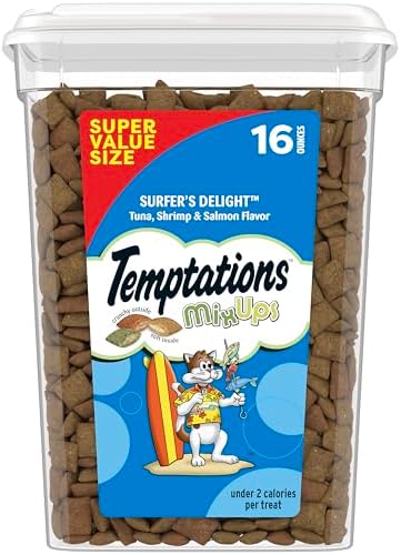 Temptations MixUps Crunchy Cat Treats, Surfer's Delight, 16 oz by Temptations