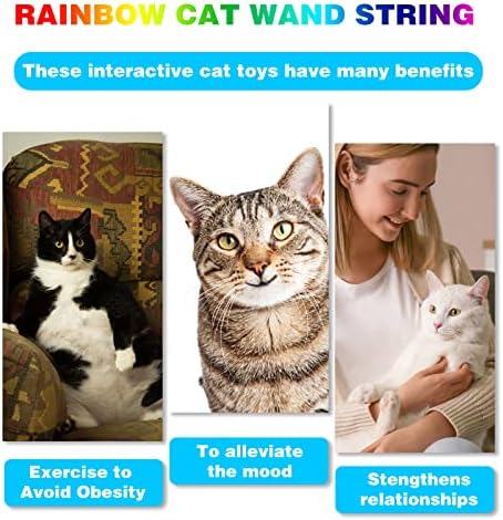 Cat Wand Toys Interactive Kitten Toys for Indoor Cats-2Pcs - Image 6