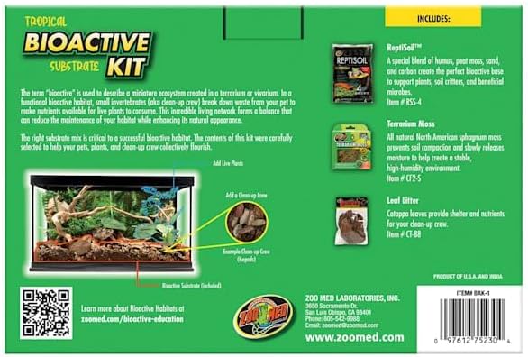 Zoo Med Tropical Bioactive Substrate Kit 10 Gallon