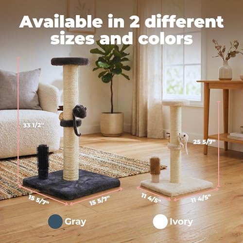 Best Pet Supplies Catify Cat Scratching Post - Beige H: 25" - Image 6