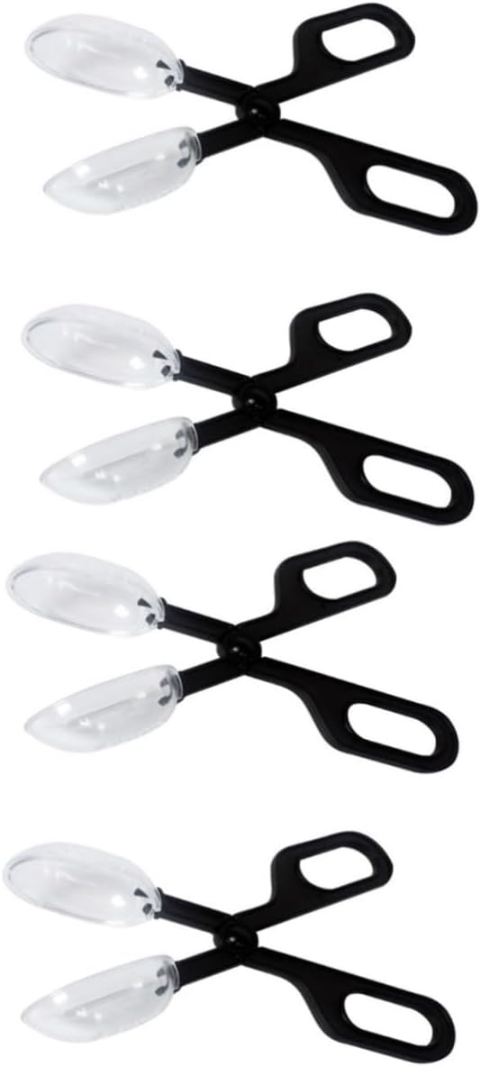 Alasum 4 Pcs Reptile Cleaning Clip Reptile Clip Feeding Tool Lizards Tongs