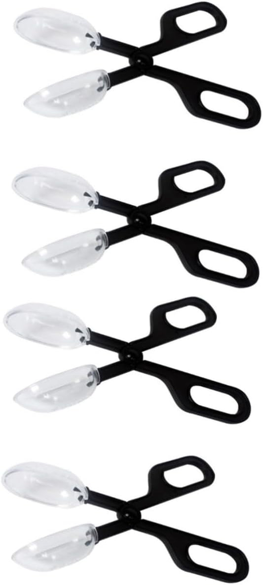 Alasum 4 Pcs Reptile Cleaning Clip Reptile Clip Feeding Tool Lizards Tongs